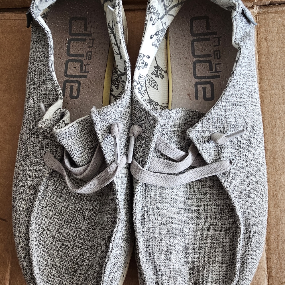 Hey Dude Gray Women's Flats